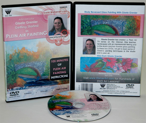  Gisele Greniers Getting Started  Air Oil Painting In Plein DVD: 1.5 Hour