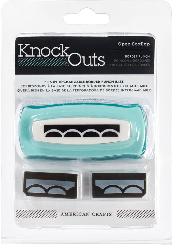 Knock Outs Border Punches: Open Scallop