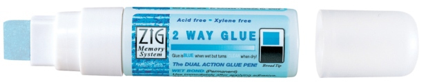Zig 2 Way Glue Pens: Broad Point, 15mm