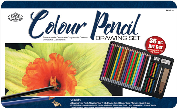 Royal & Langnickel Colour Pencil Drawing Set