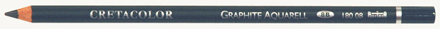 Cretacolor Aquarell Graphite Pencil: 8B, 12 per Box