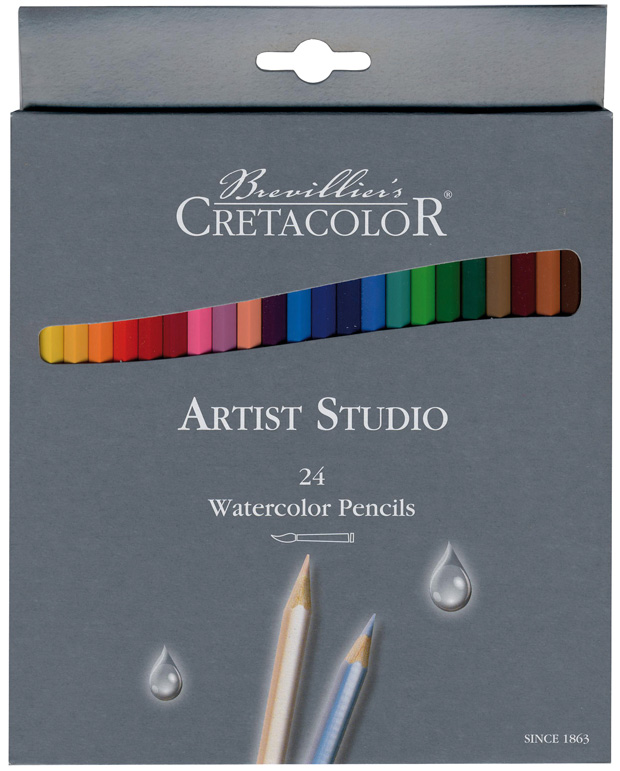 Cretacolor Artist Studio Watercolor Pencil: 24-Color Set