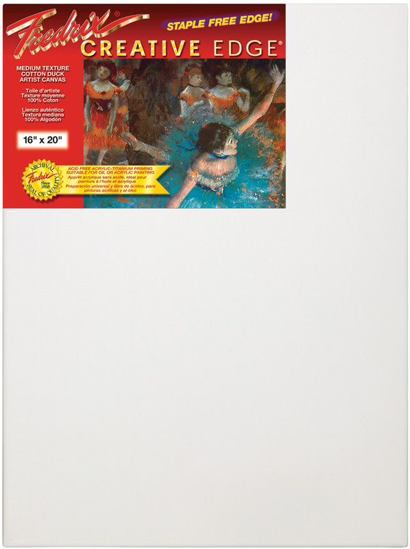 Fredrix Creative Edge 10" x 10" Splined Stretched Canvas