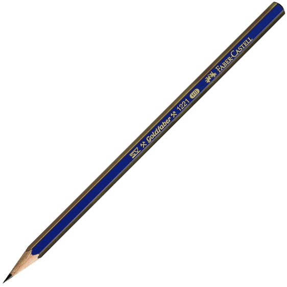 Faber-Castell Goldfaber 1221 Pencil: B, Pack of 12