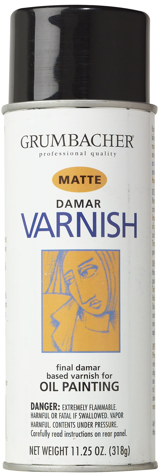 Grumbacher Damar Varnish For Oil PaintingMatte Spray 11.25 oz (318 g)