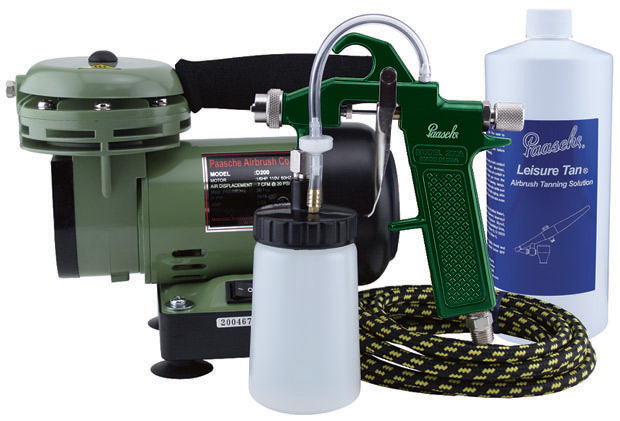 Paasche Model D200T Tanning Set with D200 Air Compressor (1/6 hp.)