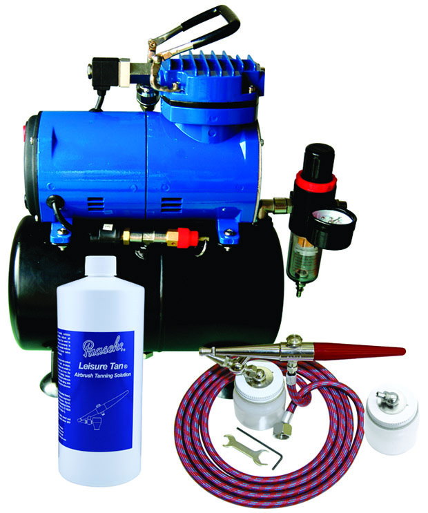 Paasche STS-SET Deluxe Tanning Set with D3000 Air Compressor (1/8 hp.)