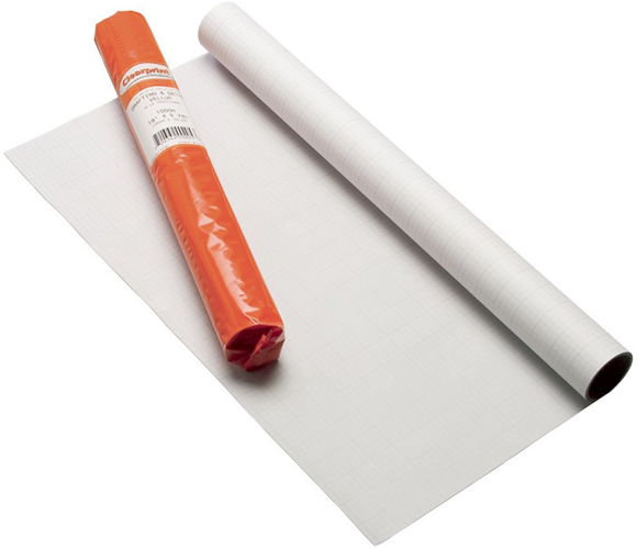 Alvin Clearprint 1000H® Vellum Rolls 4 x 4inches Grid 24inch x 50yards