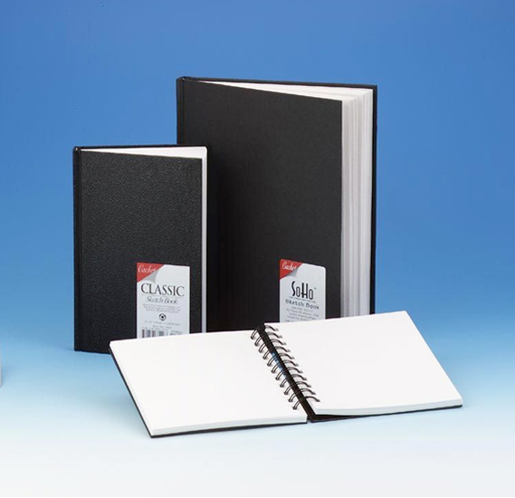 Alvin Cachet® Classic Black Sketch Book 5.5 x 8.5inches
