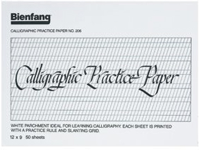 Alvin Bienfang® Calligraphic Practice Pad 9 x 12inches