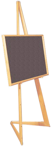 Bifold Walnut Stained 6inch Wooden Easel