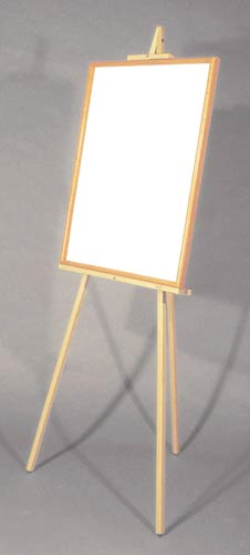 Bifold Walnut Stained 6inch Wooden Easel