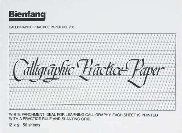 Alvin Bienfang® Calligraphic Practice Pad 9 x 12inches