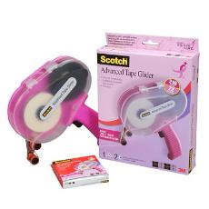 Scotch Advanced Tape Glider: Pink, 1/4" x 36 Yards