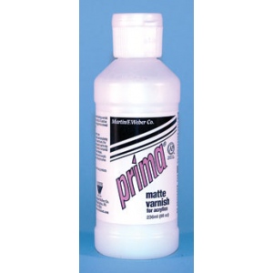 Prima Acrylic Liquid Matte Varnish: 236ml, Bottle