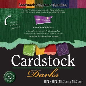 Product Performers Core'dinations Pad: Core Essentials, Darks, 6 x 6