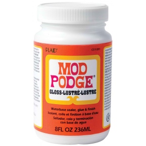 Mod Podge Glue, Sealer, and Finish: Original Formula, Gloss, 8 oz.