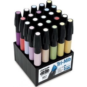 Chartpak AD Marker: 25-Color Pastels Set