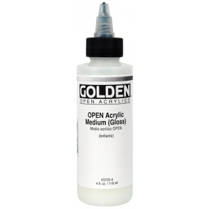 Golden Open Acrylic Medium: Gloss, 4 oz. (118ml)
