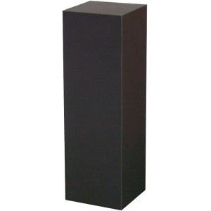 Black Laminate Pedestal: 12" x 12" Base, 18" Height