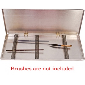 Mack Metal Brush Box 5" x 14" with Spring