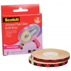 Scotch Advanced Tape Glider: General Purpose, 1/4" x 36-Yards