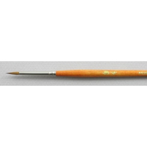 Kolinsky Sable Long Handle Round Brush # 4 (Made in Russia)