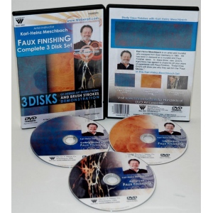 Karl-Heinz Meschbach's  Faux Finishing Oil Painting, 3 Levels, DVD: (3 Hour)