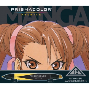 Prismacolor Manga Marker: 12-Color Art Marker Set