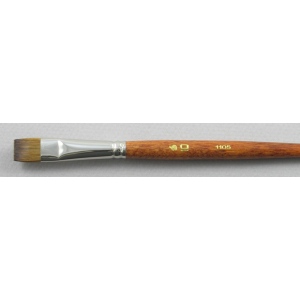 Kolinsky Sable Long Handle Bright Brush # 10 (Made in Russia)