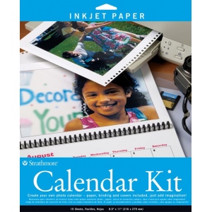 Strathmore Inkjet Photo Calendar Kit: 8 1/2" x 11"