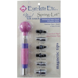 Eye-Lets Etc. Spring-Let Hammerless Eyelet Punch/Setter