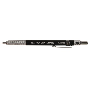Alvin Draft-Matic Mechanical Pencil: Black Barrel, 0.5mm