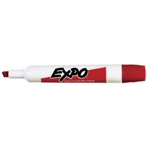 Expo Dry-Erase Broad-Tip Marker: Red