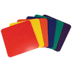 Yellowtails Marker Square In Polybag: Assorted Colors, 9" Sqare, Set of 6