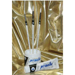 Permalba Oil Brush White Bristle Perfect Round: Set of 3