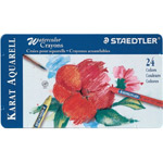 Staedtler Karat Aquarell Watercolor Crayon Set: 24 Colors