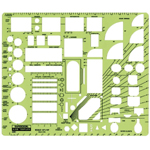 Rapidesign House Plan Fixtures: 1/2" Scale