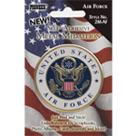 Pioneer Self-Adhesive Metal Military Medallion: Air Force