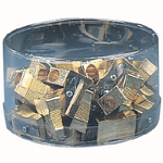 Kum Brass Wedge Sharpener Display Assortment: 48 Single-Hole