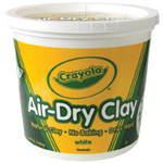 Crayola Air-Dry Clay: White, 5lbs