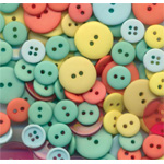 Buttons Galore & More Button Bananza Grab Bag: Summertime