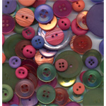 Buttons Galore & More Button Bananza Grab Bag: Sherbet