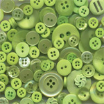 Buttons Galore & More Button Bananza Grab Bag: Spring Green