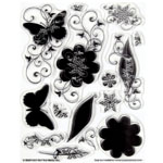 Hot Off the Press Clear Stamp Set: Silhouettes & Shadows, 5 1/2" x 7"
