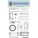 Hot Off the Press Clear Stamp Set: Made by Me Labels, 3½" x 5"