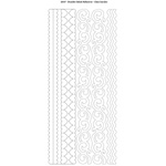 Dazzles Double Stick: Borders, 4" x 9"