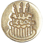 Manuscript Decorative Wax Sealing Coin: Cake