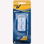 Velcro Sticky Back Strip: White, 3.5" x 0.75", Box of 4