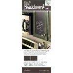 Wallies Peel & Stick Chalkboard Sheet: Gray, 9" x 12", Pack of 2